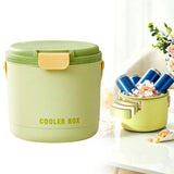 Dual-Wall Insulated Ice Cooler Bucket, Ice Bucket with Lid, Portable Ice Storage Container, Long V1370-AZ4-15720