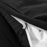 Black Seville Heritage Quilt / Doona / Duvet Cover set V745-AQ08003K3