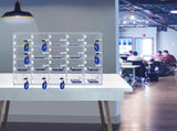 Acrylic Cell Phone Locker Box Storage Cabinet Pocket w/Keys 20 Slots Clear V952-YKLSJCWJSJB20Y5QIV0