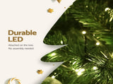 Jingle Jollys Christmas Tree 2.7m Xmas Tree Decorations 1800 LEDs 1831 Tips 8 Light Modes XM-TR-E-WELL-9F-LED-N