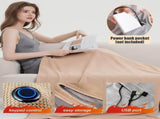 Portable Heated Blanket , 58"x32" Heated Shawl Wraps for Women with 3 Heating Levels & 15s Fast USB V1366-AZ2-W-11548