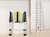 Traderight Multipurpose Ladder Telescopic 3.8M Silver 3.8 Meter HW0076-3.8M