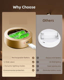 3 Pack Rechargeable Magnetic Picture Light with 3 Color Temperatures and 12 RGB Colors, Dimmable V1237-ZY-924-188