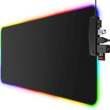 LED Gaming Mouse Pad Large 4 USB Ports RGB Extended Mousepad Keyboard Desk Anti-slip Mat V255-MPAD-RGBUSB