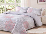 Mosaic Quilted coverlet and pillowcovers set Unique Patchwork Design - Queen size V745-MAC080699Q13U