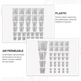 40-Pack Clear Plastic Planting Pots for and Small Plants, Planter Containers for Gardening and Home V1369-AZ3-W-17483
