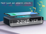 Alarm Creative Electronic Fast Charging Wireless Charging Bluetooth Speaker Alarm V1370-AZ4-04531