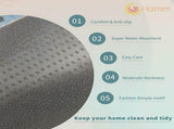 2 Pcs Non-Slip Kitchen Mats, Absorbs Water and Oil, Dust Resistant, 40 x 60, 40 x 120 cm V1237-ZY-715-211