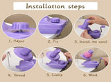 Hand Operated Yarn Ball Winder, Durable Plastic And Metal Knitting Tool For Fast Tangle Free V1237-ZY-807-316