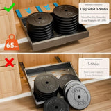 CARLA HOME 2 Pack Pull Out Cabinet Organizer Expandable for Cabinets with Adjustable Slide Out V178-36209