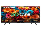 SKYWORTH Q6600H 75" - QLED 4K Smart Google TV, Gen 5 Quantum Dot, 120Hz Refresh Rate, AI-Powered V1398-75Q6600H