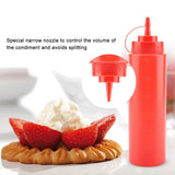 720ml 10pcs / Set Plastic Condiment Dispenser for Sauce Oil Cream Vineger V1294-YM0901-JY13531-03