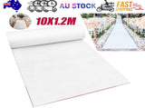 10X1.2M White Carpet Aisle Runner Wedding Party Event Decoration Mats Rugs V201-QHGMMOREONE023