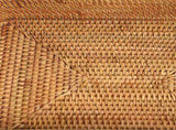 Rattan Storage Basket Desktop Utility Organizer Woven Storage Basket for Coffee Table V1294-YM0714-210910DY05-2