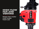 BAUMR-AG 1800W 120mm Handheld Core Drill & 76mm Diamond Drill Bit Combo, for Concrete Coring Hole V219-DRLCREBM12H-76