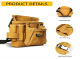 Yellow Gray adjustable tool belt, tool carrying belt, tool storage organizer, tool belt for V1347-148-GRA-01265