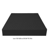 Waterproof Fitted Bed Sheet, Deep Pocket Stretch Mattress Cover, Soft Knit Bed Sheet for Sleeping V1369-AZ3-W-21608