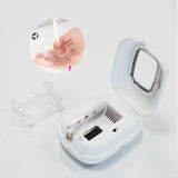UV Toothbrush Covers Case Holder,Dual UVC Light Clear Window,Toothbrush Cleaner Portable Brush Cover V1192-AZ-W-3888