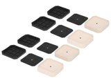 8 Set Full Covered Bed Risers Shockproof Stackable Furniture Risers for Refrigerator Washing Machine V1294-YM0715-3117220136211