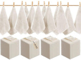 Soft 50 Bulk Bath Towels - Bath Towels Washcloth Bulk - 50 Pieces Wholesale Pack - Quick V1192-AZ-W-29630