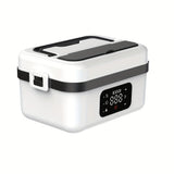 Electric Heating Insulated Lunch Box 304 Stainless Steel Portable Insulated Storage Container, V1102-DRBWWCH001