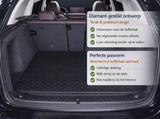 Universal Trunk Protection, Car Blanket for Dogs, Car Mat PU Leather with Diamond Pattern, Durable V1189-LC-QP-00804