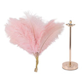 Decorative Table Lamp 30PCS Feathers USB Rechargeable Light Touch Control Desk Light Built in V1294-YM0901-3119230088512
