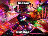 Halloween Lights, 114ft 300 LED Connectable Halloween String Lights with 8 Modes, Waterproof Low V1258-DP02-C-410