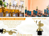 24pc Olive Oil Spout Stainless Steel Weighted Bulk Self-Closing Bottle Pourers for Wine Syrup Home V1258-DP02-C-2842