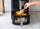 13L Dual Zone 2300W Double Stack Air Fryer with Foldable Top Display V196-AFDZ1250