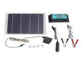 10W Solar Panel Charger Monocrystalline 18V 50A Dual USB with MPPT Controller Solar Panel Kit for V1294-YM0626-3114220123311