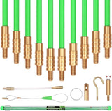 SWANLAKE 33 FT/10M Fiberglass Running Wire, Pull Push Rod, Fish Cable Coaxial Electrical Fish V465-66006