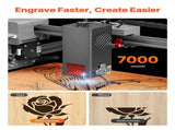 Laser Engraver, 20W, Laser Engraving and Cutting Machine with Enclosure, Laser Cutter Engraver V952-FBSJGDKJ20W3FUFFH001V3