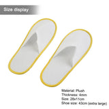 10Pairs Spa Hotel Guest Soft Slippers Closed Toe Disposable Travel Slipper V1189-LWWAL-20260327-05134