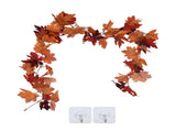 Decorative Artificial Maple Garland Fall Leaf Garland Decoration Thanksgiving Halloween Fake Maple V1294-YM0523-3115210217313