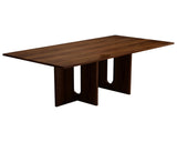 Walnut Melamine Dining Table 8 Seater V912-22APLD006-WALNUT