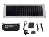 Solar Panel Kit Polycrystalline 100A Controller 10W 18V Solar Charging Panel with Battery Box Pump V1294-YM0901-3111230168011