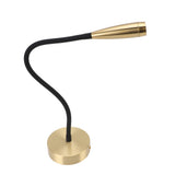 Flexible Gooseneck Wall Mount Lamp 3W 200 Lm Output Wall Mounted Reading Light Aluminum V1294-YM0901-3119250008011