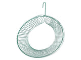 Hanging Wreath Bird Feeder Carbon Steel Large Capacity Portable Peanut Bird Feeder with Hanging Hook V1294-YM0901-3111240293212