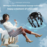 White Standard B model Multifunctional Electric Head Massager with 14 V888-ELOSUNG15141