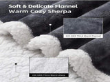 Wearable Heated Blanket Portable with Sleeves & Foot Pocket - Electric Snuggle Throw Blanket, 8 Heat V1107-742-17363
