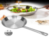 26 x 5cm Fry Pan Stainless Steel Steak Pot Composite Bottom Stew Meat Fried Eggs Cooking Tools V1294-YM0901-3113200011211