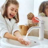 Bathroom Faucet, Stainless Steel Sink Faucet, Water-Saving Flow, Splash Reduction, Ceramic V1189-LC-LY-00035