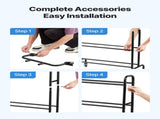 3D Printer Filament Storage Rack, 4 Tier Heavy Duty Storage Shelf, Rolling Filament Spool Holders V952-3DDYSNJYDSSCMA4RR001V0