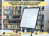60 x 90cm Magnetic Writing Whiteboard Dry Erase w/ Height Adjustable Tripod Stand V63-822521