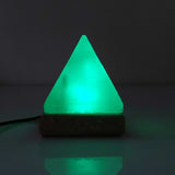 USB Colour Changing Salt Himalayan Lamp - Pyramid Shape Pink Rock LED Light V238-SUPDZ-43047537670