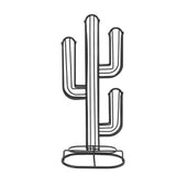 Cactus Shaped Pod Holder Home Black Iron Capsule Storage Stand Organizer Holds 48 V1294-YM0710-3118230036011