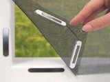 3pc DIY Magnetic Window Screen Kit - Fine Mesh Insect Net, No Drilling Required, Cut to Size V888-ELOSUNG35945