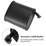 Gasoline Generator Universal 2-3KW Exhaust Muffler for 5.5HP 6.5HP 3500W 4000W Accessories V1370-AZ4-07727