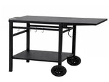 Levede Outdoor Kitchen Cart Mobile Foldable Food Prep BBQ Grill Dining Table ST1016-BK-AU